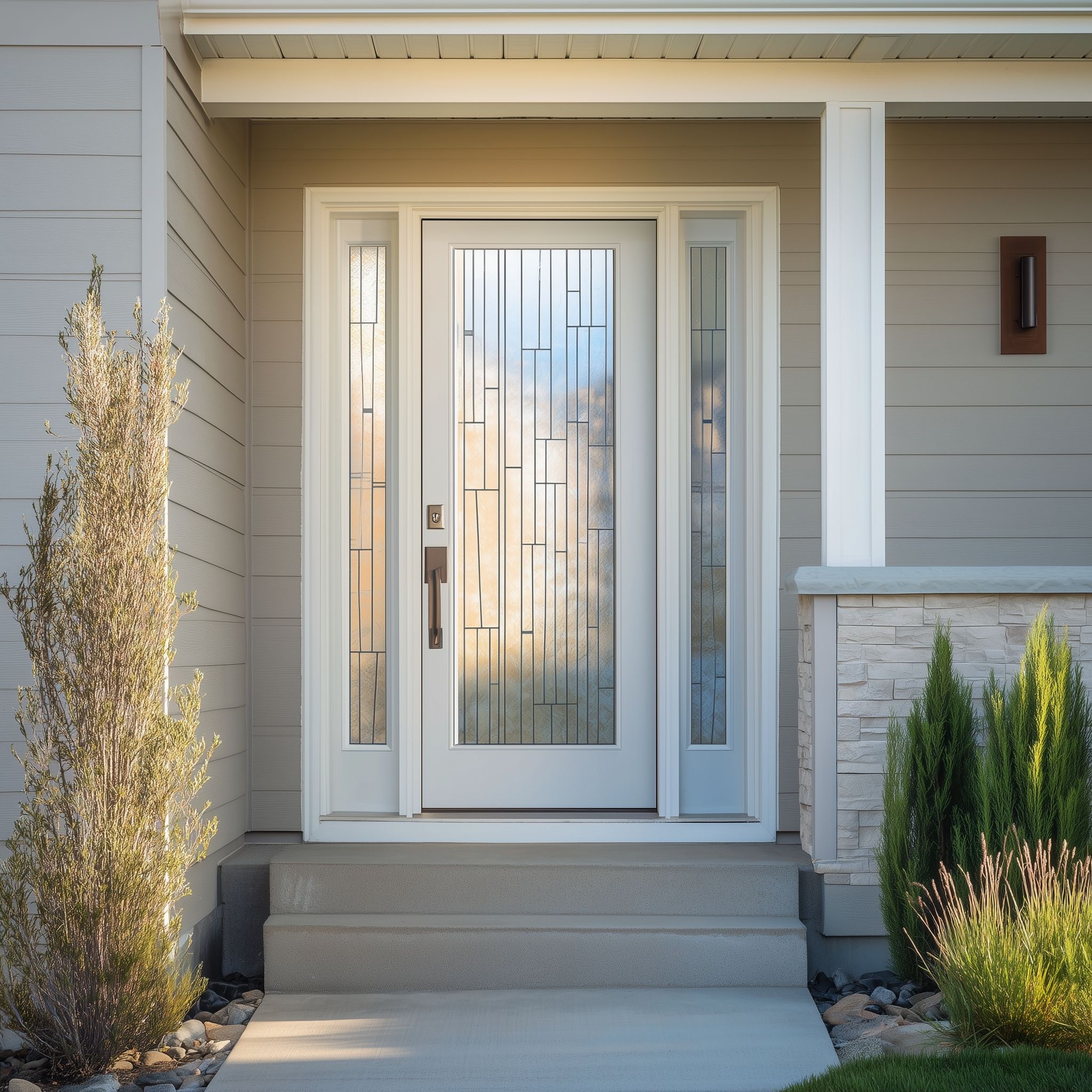 Decorative Glass Front Doors in Boston: Style, Privacy, and Curb Appeal